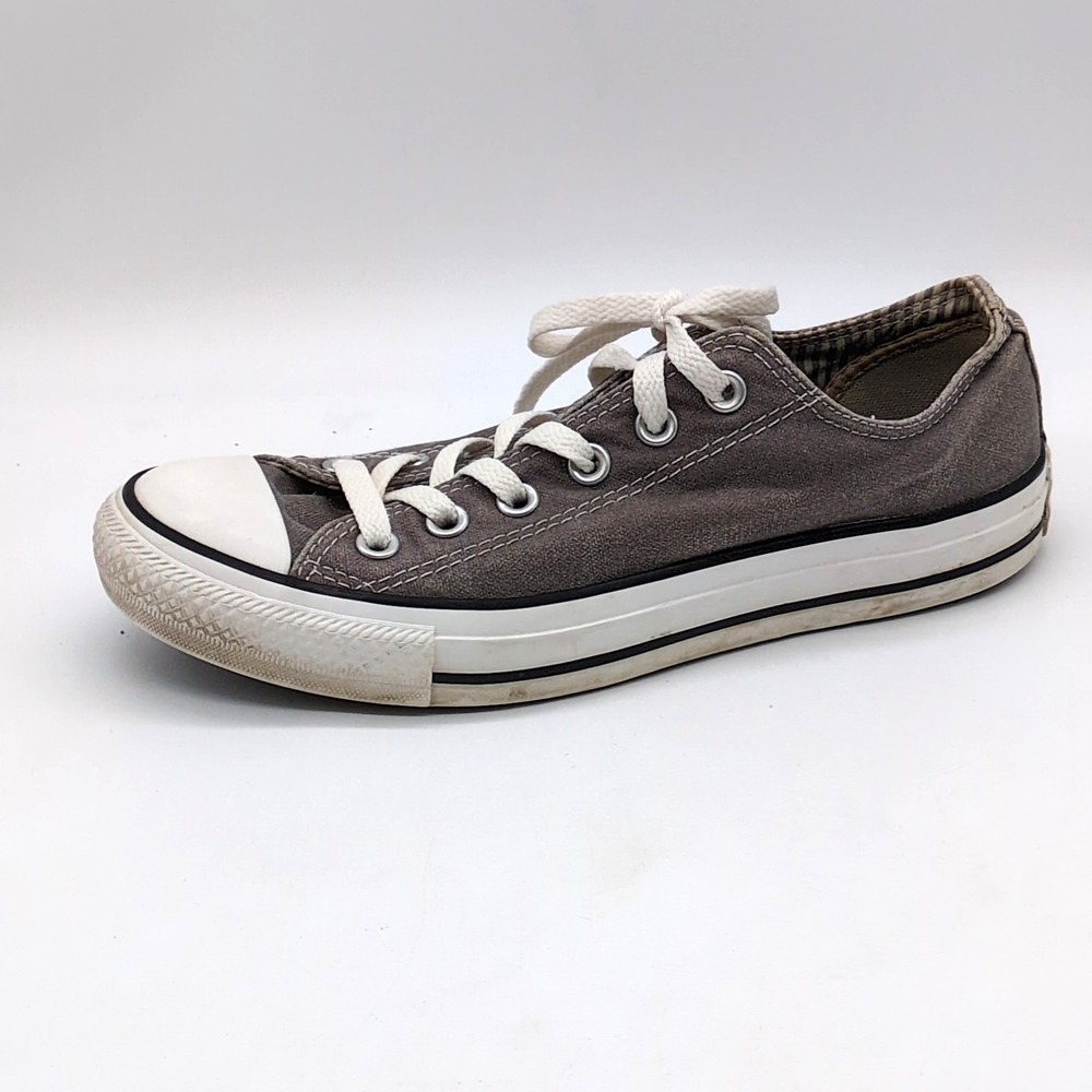 Converse Shoes Womens All Star Brown 8 Canvas Sneakers Cap Toe Walking Comfort